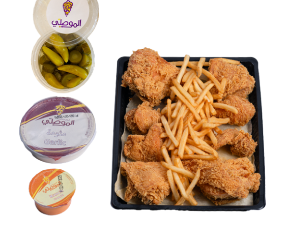 8 قطع بروستد